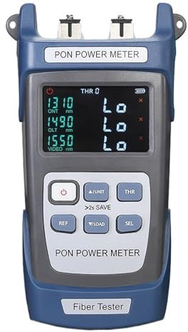 350U/A Handheld Fiber Optical PON Power Meter FTTX/ONT/OLT 1310/1490/1550nm -Network Testers(350A -APC port)