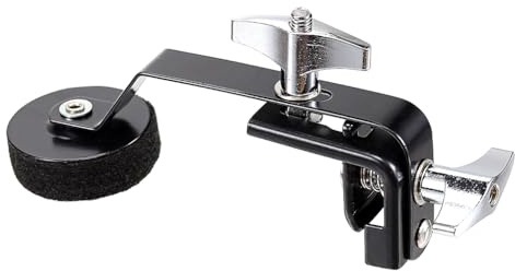 RuiJOTWAT Trommeldämpfer-Dämpfer plus Filz-Klemmschalldämpfer zum Anklemmen der Klangregelung für Snares Drum-Musikteile