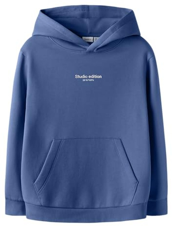Name IT pojkar Nkmbrody Ls Nreg Sweat Wh Bru Noos, Delft, 146-152