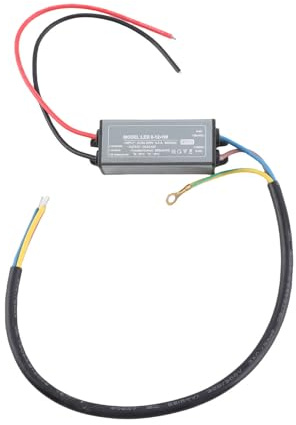 Trasformatore LED per striscia, alimentatore 300 mA 24–42 V 8–12x1W, IP65 resistente all’acqua - Stabile con protezione multipla, perfetto per strip LED e faretti bassa tensione
