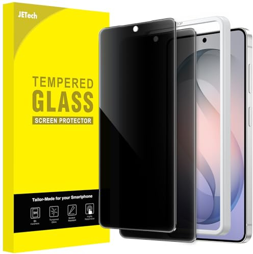 JETech Privacy Skärmskydd för Samsung Galaxy S26, Anti-Spion Härdat Glasfilm med Enkelt Installationsverktyg, Fingeravtrycks-ID Kompatibel, 2-Pack