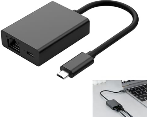 Ethernet Adapter for Fire TV Stick, Micro USB Port to Male RJ45 Adapter, LAN for Fore Stick Firebox Wired Internet Network 10/100Mbps Connector for Chromecast Google Home Mini Raspberry Pi Zero