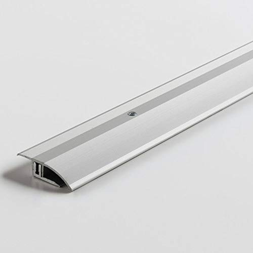 Parador Boden-Profile Anpassungsprofil Aluminium Silber für Vinyl/Laminat Bodenbeläge 7-15 mm