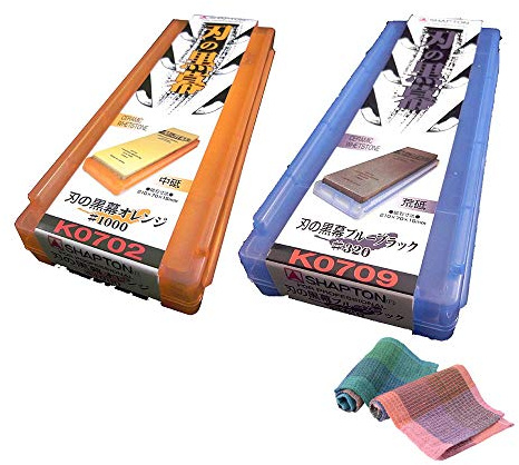 Shapton Pro Sharpening Stones #320#1000, Kitchen Cloth