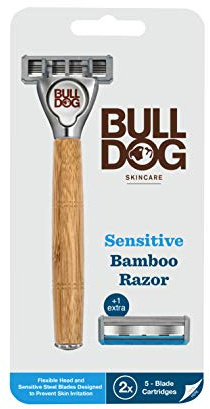 Bulldog Rasoir Bambou Peau Sensible 2up