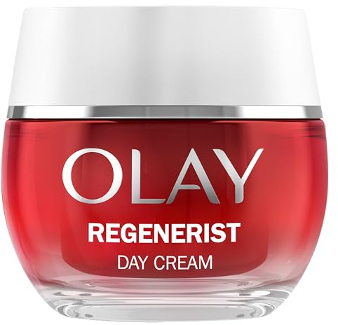 Olay Regenerist Day Ansikte Cream. Moisturizing Cream Aktiv anti-rynk och uppstramande hudvård, med Niacinamid och Anti-Age-peptider. Förnyande, åtstramande och återfuktande. Inte unge. 50 ml