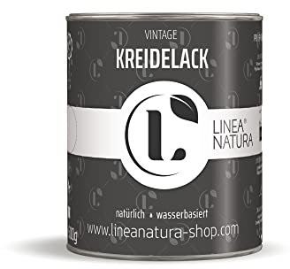 Linea Natura Vintage Kreidelack Kreidefarbe Möbellack Holzlack Antik Shabby Chic (500g, Petrol)