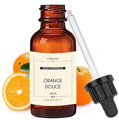 Origine.bio - Huile Essentielle Orange Douce 100 ml | 100% Naturelle Pure de Qualité pour Diffuseur, Cheveux et Peau
