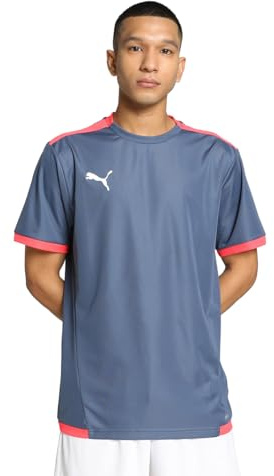 PUMA Herren Teamliga Trikot Fußballtrikot, Inky Blue-Fire Orchidee