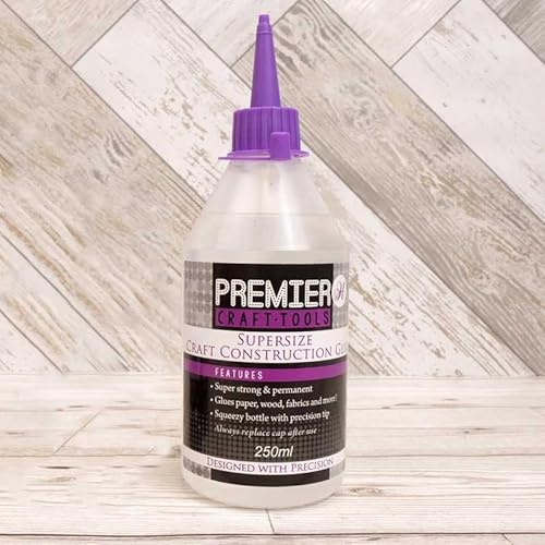 Hunkydory Premier Craft Tools - Supersize Clear Craft Construction Glue - 250ml