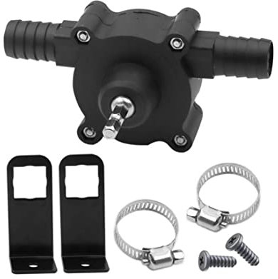 Hand Electric Drill Pump Portable Miniature Small Water Pump Shank Transfer Pump for Oil Fluid Water 1PC.