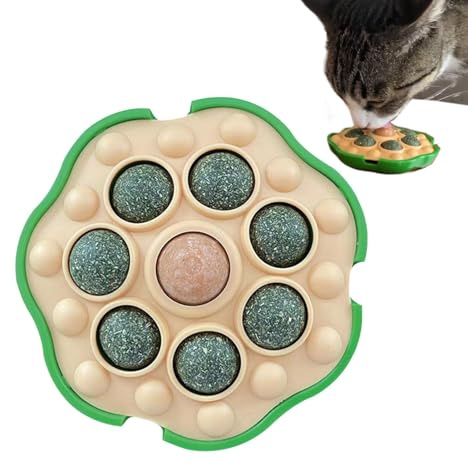 Catnip Balls That Stick Wall,Catnip Wall Balls for Cats | kattmynta slickbara bollar - Kattmynta bollar för kattvägg, kattmynta kattleksaker för innekatter, ätbara kattnypsbollar, interaktiva kattl