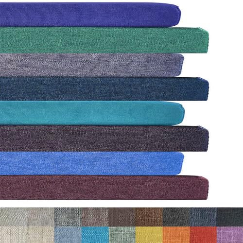 Outdoor Bankauflage 100x45x5cm Abnehmbar und Waschbar Sitzkissen für Gartenmöbel rutschfest und hochelastisch Doppelschichtdesign Ideal für Terrassenschaukeln und Indoor-Bänke