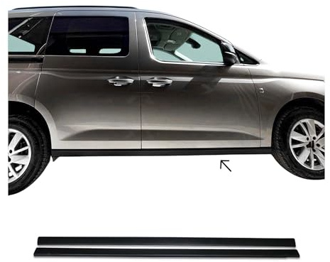 OMAC Seitenschweller Side Skirts kompatibel mit VW Caddy 5 2021-2025 Kunststoff L1 Schwarz 2 TLG