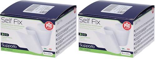 Pic Solution Benda Elastica Self Fix cm 6 X 20 M Fustella (Confezione da 2)
