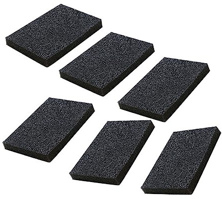 SHERCHPRY Limpieza Efectiva Esponja De Esmeril Nano Borrador para Cocina Resistente (Negras)