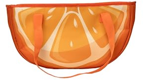 Sono a casa Borsa Termica 8L, 35x15x19 cm, Ideale per Pranzo Picnic Arancia | Compatta, Leggera e Capiente, Ideale per Pranzo, Picnic e Viaggi