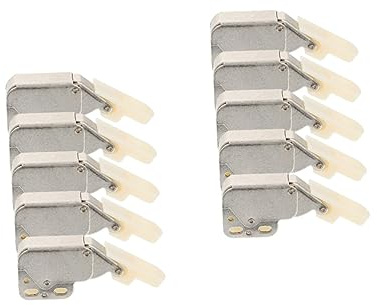 Operitacx 10 Pièces Serrure à Pousser Automatique pour Meubles Verrou de Sécurité à Ressort Hinge Pratique et Durable pour Armoires et Portes Intérieures