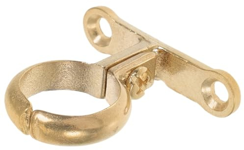TIKODIDA Brass Pipe Clamp Cable Clamp Wall Ceiling Mount Pipe Support Bracket with 22Mm Diameter Suitable for Home and Office Installation