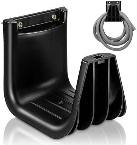 OATIPHO Wall Mounted Vacuum Hose Holder in Plastic with Minimalist Style Providing Stable Organization for Vacuum Cleaner Parts