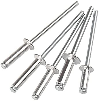 Aluminiumkernniet, Schraubniet, Runder Kopf Porno Aluminium, offenförmiger Zug, M2.4-M6-M3.2 * 7 [100 stücke]