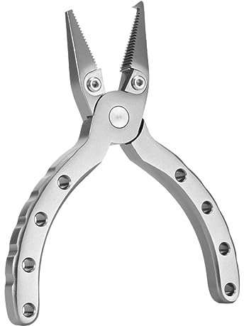 INOOMP Pince pour Retirer Hameçons Et Ciseaux à Fil De Outil Ouverture Anneau Fendu Coupe-Fil Tressé