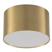 Lindby LED Aufbauleuchte gold Ø 11 cm, Aufbaustrahler Deckenspot 9W Deckenaufbauspot Deckenstrahler Deckenlampe Strahler Spot Downlight