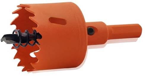 Sierras Perforadoras 35MM Sierra de Corona Bi Metal Sierra a Taza HSS para Metal, Aluminio, Inoxidable, Madera, PVC, Acero Inoxidable y Lámina de Plástico