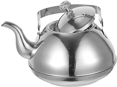 Mikinona Edelstahl 1l Tee Brewer Hitzebeständiger Griff Großer Wasserkocher Home Supplies Tee