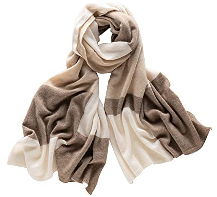 WDCDYQDH Weicher Kaschmirschal für Männer und Frauen im Herbst und Winter, warm, dick, großer Schal, supergroßer Kaschmirschal (Farbe 1, 65 b 210 cm)