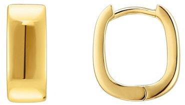 THOMAS SABO Creolen 925 Sterlingsilber, 750 Gelbgold Vergoldung
