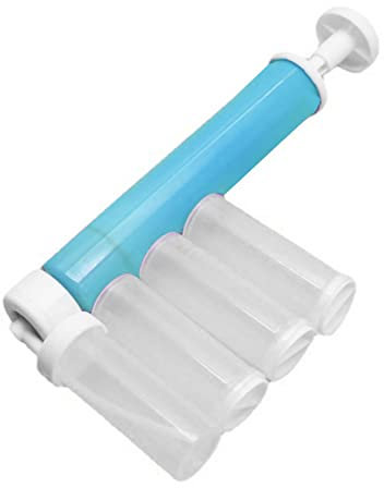 Aerógrafo para pasteles, aerógrafo para hornear, decoración de pasteles, aerógrafo para colorear pasteles, plumero, pistola rociadora para pasteles, plumero para hornear para (Light Blue)