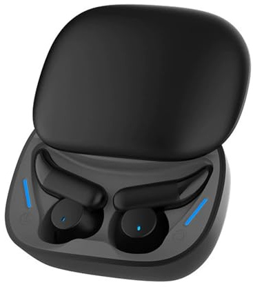 Somnioz Wireless Sleep Earbuds, Somnioz Schlaf Ohrhörer, Schlafkopfhörer, In Ear kopfhörer Bluetooth 5.3 Schlaf kopfhörer Seitenschläfer, Geräuschblockierung Ohrstöpsel für Schlafen Arbeiten (Schwarz)