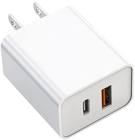 US Plug Adaptor Charger- UK to USA Plug Adaptor 2 Pin 20W USB C & USB A Ports,Japan/China/Continental/Canada/Mexico/Jamaica Universal travel Gadgets, Charging for Shaver/Toothbrush/IPhone/IPad/Samsung