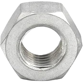 KSeSii 1–50 Stück 6061# Aluminium M2 M2.5 M3 M3.5 M4 M5 M6 M8 M10 M12 M14 M16 M18 M20 M22 M24 Sechskantmutter(M22 (1pc))