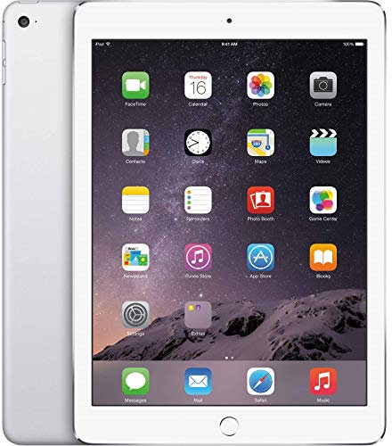 Apple iPad Air 2 16GB Wi-Fi + Cellular - Silver - Unlocked (Renewed)