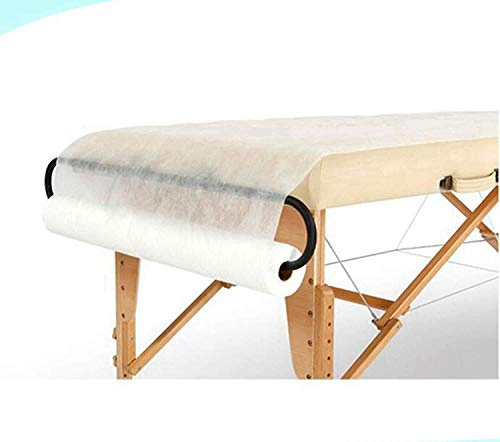 Topbarber Disposable Non-Woven Sheet Salon Beauty Facial Bed Cover Roll for Waxing, Body Care (31 Wide X 354 Feet Long)