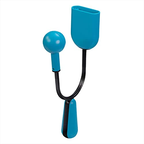 Halilit Hi-Lo Vibraslap. Adjustable Slider. Professional Hand Percussion Shaker Musical Instrument. Teens & Adults. Durable & Easy to Master - Blue