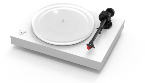 Pro-Ject X2 B, True Balanced Plattenspieler mit elektronischer Geschwindigkeitsumschaltung, Carbon Tonarm und Acrylplattenteller, inkl. Ortofon Quintet Red, Matt Weiß