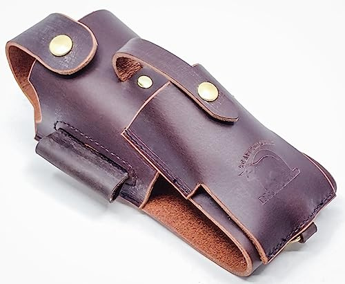 The DUKE'S Handmade Leather Logger's Wedge File Tool Pouch