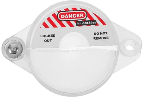 BESPORTBLE Wasserhahn-verriegelung Für Propangastankschloss Gasventil-verriegelungsvorrichtung Absperrschieber-verriegelung Korrosionsbeständigem Ohne Werkzeug Installation Transparentes Desi