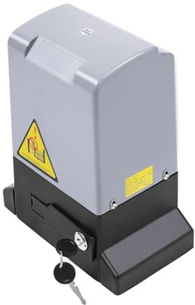 750W Electric Sliding Gate Opener Automatic Sliding Gate Opener Kit, Heavy Duty Sliding Electric Gate Opener Automatic Motor, Driveway Security Gate Operator for Gate Up to 1600kg