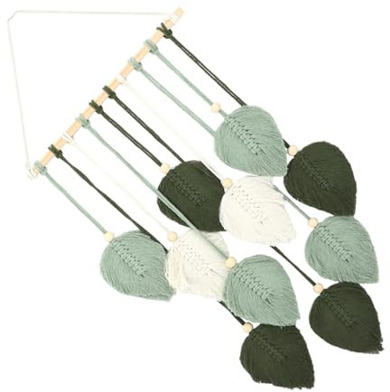 TOYANDONA Macramé Para Pared Decoración Bohemia Tejida Mural Para Habitación Infantil y Dormitorio y Resistentes