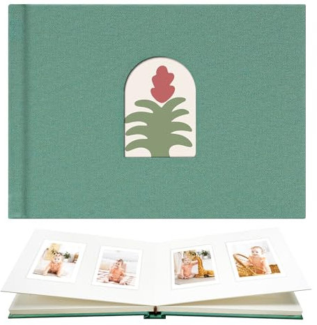 Vienrose Album Fotografico Mini 52 Tasche Album Polaroid, Adatto per Fotocamere Istantanee Mini 12, 11, 9, 8, 90, 25, Polaroid Snap PIC-300, Kodak Instant Printer, Aqua