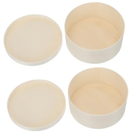 Cabilock 1set Cake Packing Box Dessert Holder for Home Bakery for Cheesecakes and Mousse Convenient Food Case for Parties and Gatherings 2pcs