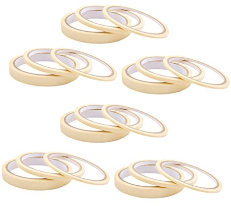 DONFAMDS 18rolls Nail Art Tape Stickers Masking Tape for French Manicure Nail Polish Peel Off Adhesive Portable Separation Mark for Art Stickers