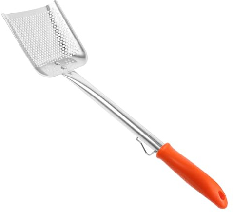 ULTECHNOVO Espumadera Inoxidable con Mango y Filtro Colador para Aceite y Cocina Utensilio Multiusos para Hogar y Restaurantes Diseño Práctico y Antiscaldante