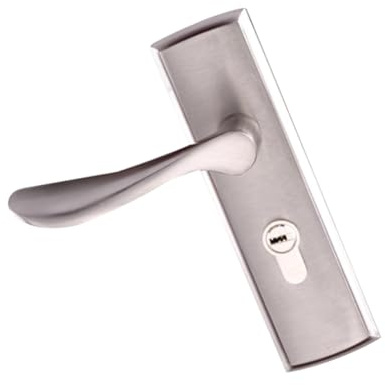 LIFKOME Cerradura de Manilla de Puerta Cerradura de Puerta Antirrobo para Habitación Interior Silenciosa para Baño y Dormitorio de Aleación de Aluminio