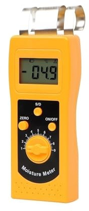 Misuratore di umidità digitale for legno con display LCD, misuratore di umidità portatile for cartone, cemento, carta e legno Ampia gamma(For Paper)