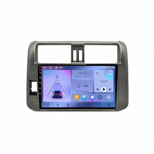 Carplay-Skärm för Toyota Land Cruiser Prado 150 2009-2013 Röststyrning, Gps-Navigering, Med Kamera, Dashcam, Wifi, Bluetooth Bilradio Stereo Gps Navi, 4 Kärna 1G＋32G